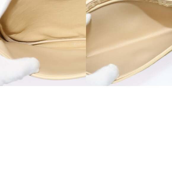 DIOR Trotter Canvas Shoulder Bag Beige Gold - Picture 12 of 12